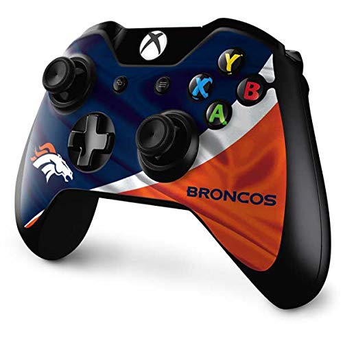 Skinit Decal Gaming Skin compatible with Xbox One Controller - Officially Licensed NFL Denver Broncos Design