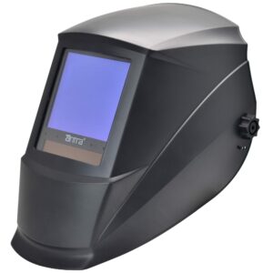 antra true color auto darkening welding helmet - large window 13.5 sqi, wide variable shade 4/5-13, low tig amp rating 2a - precision protection for welding excellence