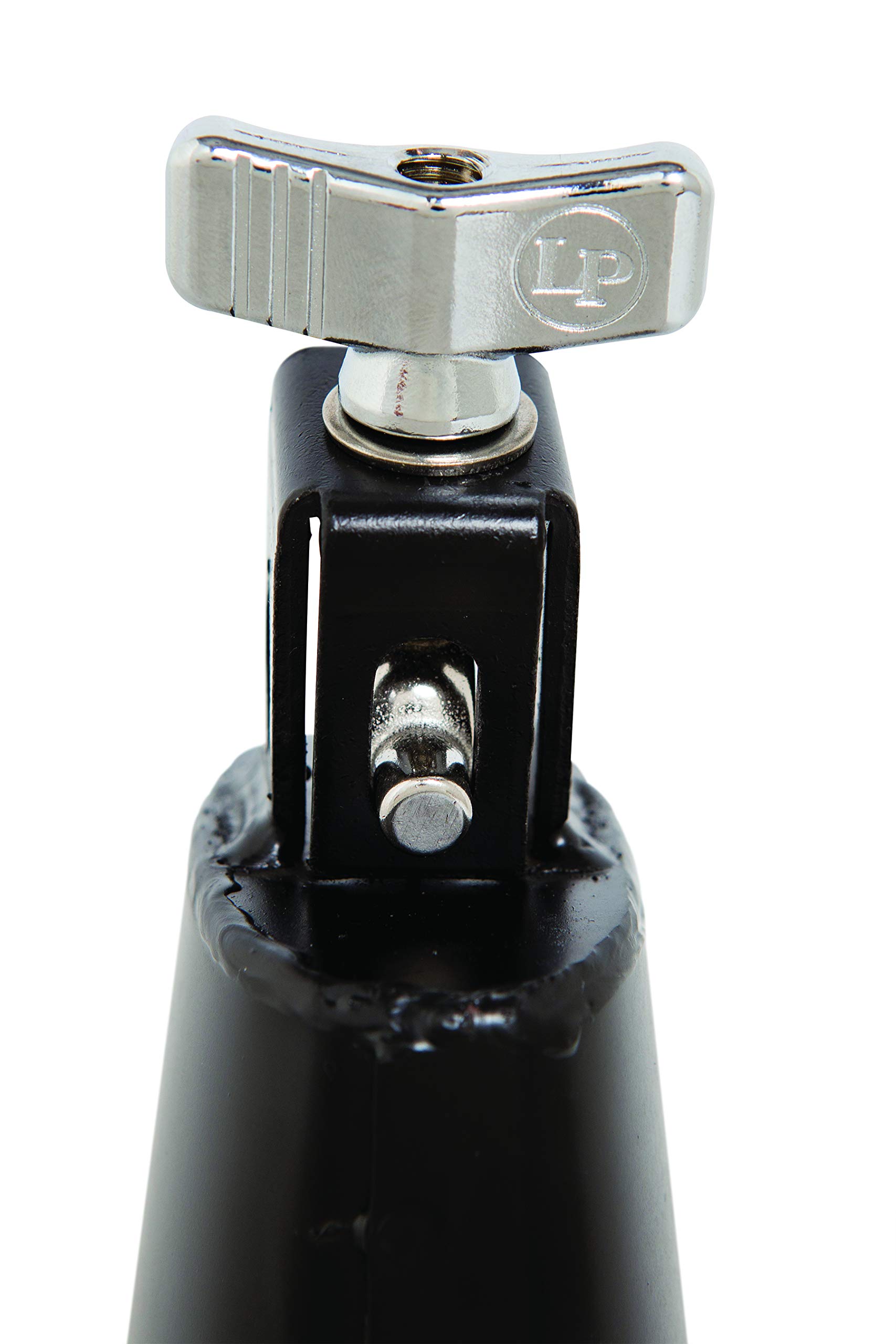 Latin Percussion LP007-N 8-Inch Rock Cowbell with Self-Aligning Mount,Black,1/2-Inch