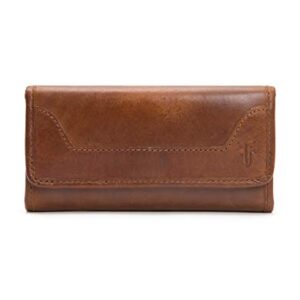 Melissa Continental Snap Wallet, Cognac,One Size