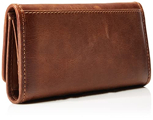 Melissa Continental Snap Wallet, Cognac,One Size