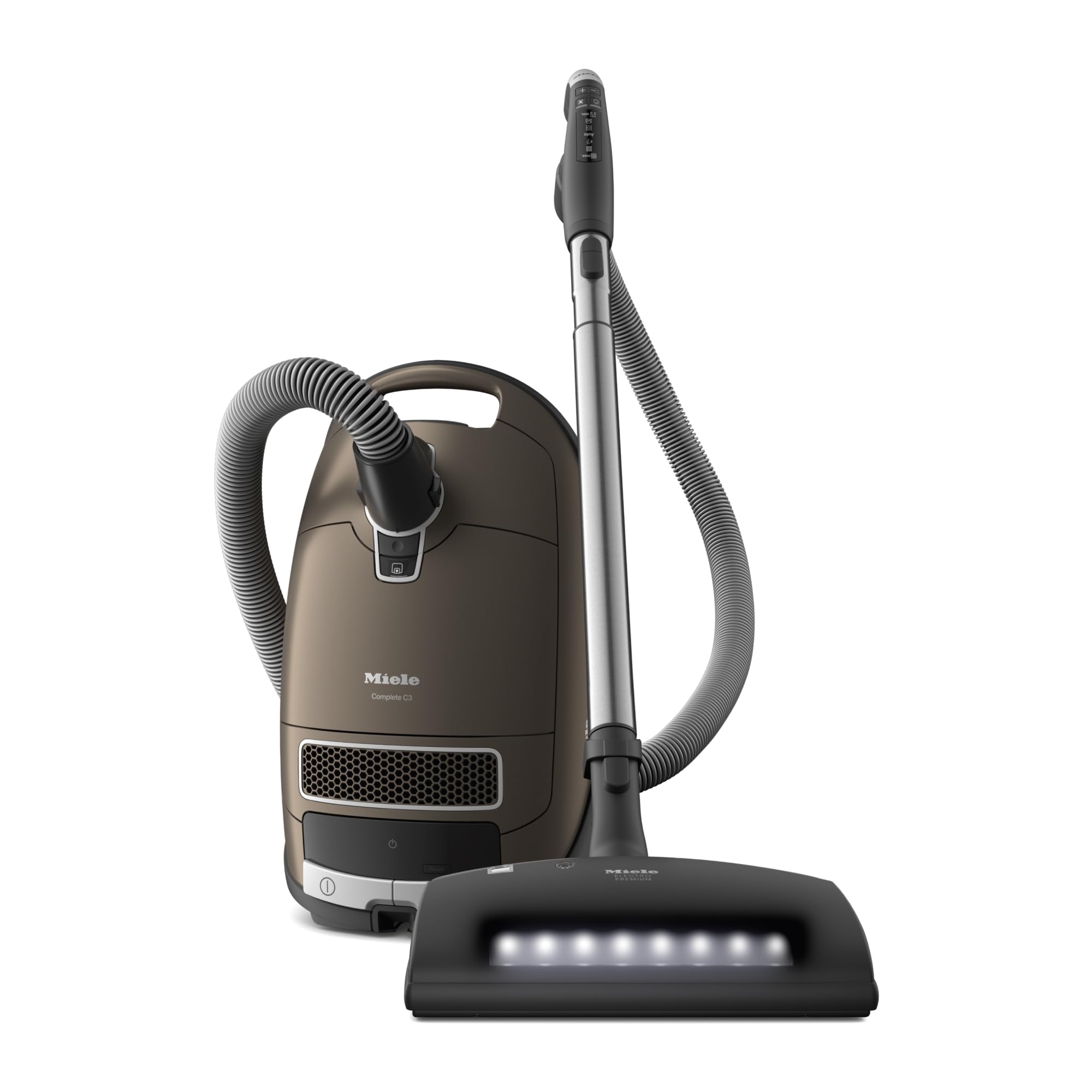 Miele Complete C3 Brilliant Powerline Vacuum Cleaner for Carpets and Hard Floors, in Bronze Pearl