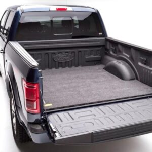 Bedrug Classic Bed Mat | Fits 2015 - 2024 Ford F-150 67.1 Bed (Includes 22 - 23 Lightning (Models w/ Spray-In Or No Bed Liner), Charcoal Grey | BMQ15SCS