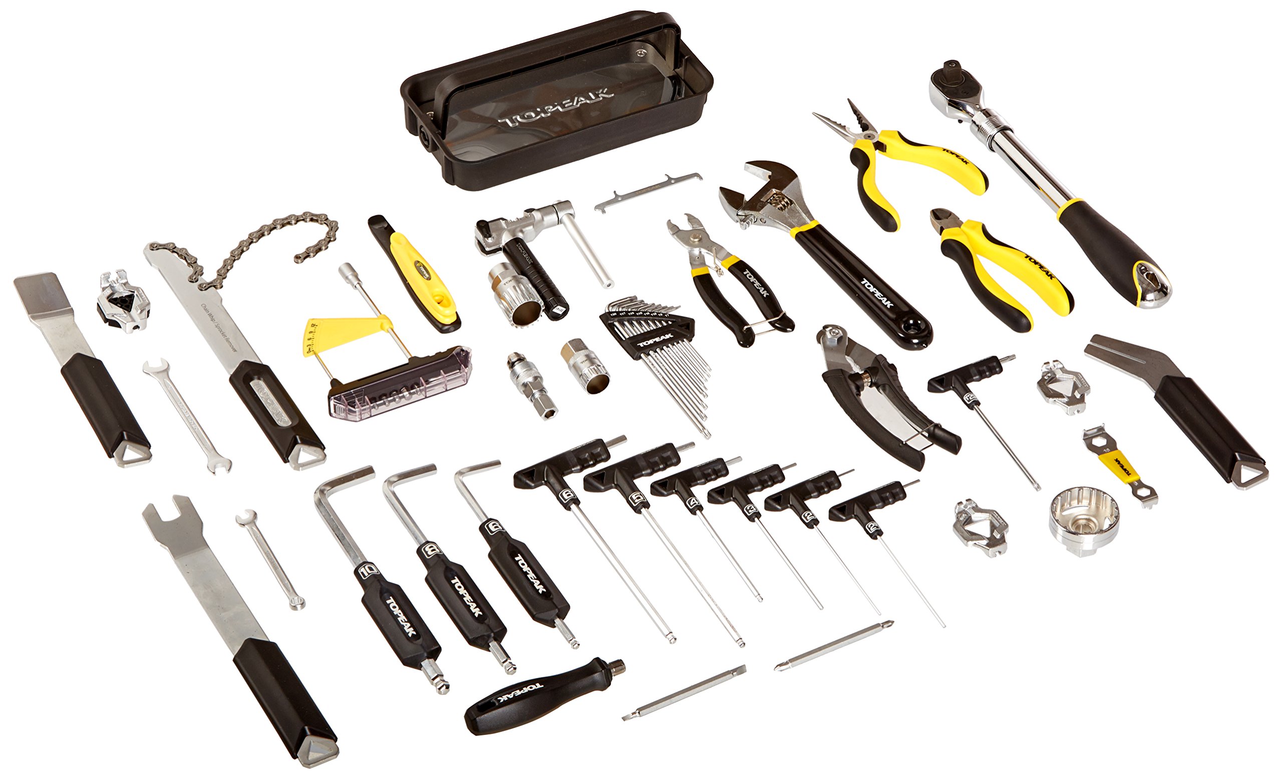 Topeak PrepStation Pro, Portable, 55 Professional Shop Quality Bike Tools (85 Functions)