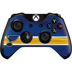 skinit decal gaming skin compatible with xbox one controller - officially licensed nhl st. louis blues jersey design