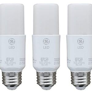 GE Lighting 79368 LED Bright Stik 10-watt (60-Watt Replacement), 760-Lumen Light Bulb Non-Dimmable with Medium Base, Soft White, 1 Box (3 Bulbs Total)