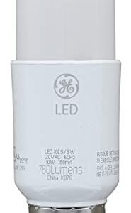 GE Lighting 79368 LED Bright Stik 10-watt (60-Watt Replacement), 760-Lumen Light Bulb Non-Dimmable with Medium Base, Soft White, 1 Box (3 Bulbs Total)