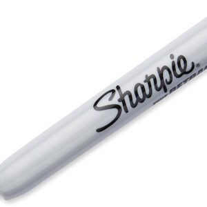 Sharpie 32701 Retractable Permanent Markers, Fine Point, Black, 144 Count (12 Boxes of 12 Markers each Box)