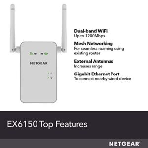 NETGEAR EX6150-100NAS? AC1200 Dual Band Wi-Fi Range Extender