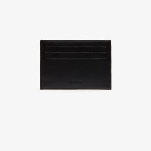 Lacoste NH1346FG Mens Leather Fitzgerald Credit Card Holder Wallet,Compact, Black, One Size