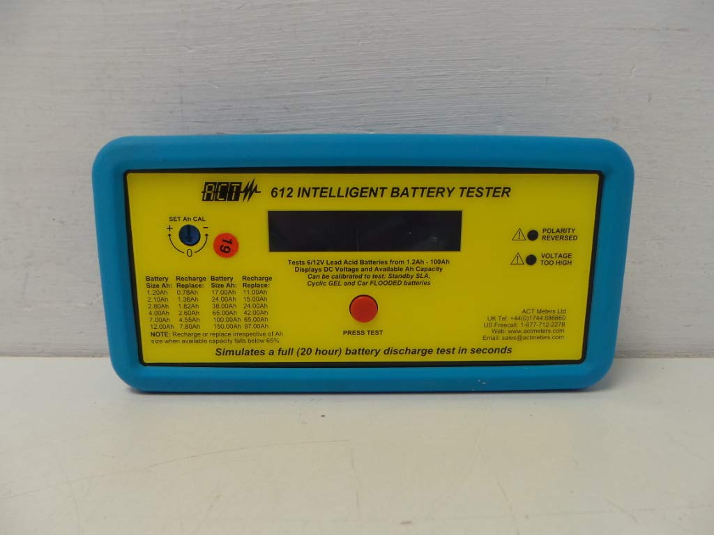 ACT 612 Lead Acid Intelligent Battery Tester SLA, Gel and Flooded Batteries