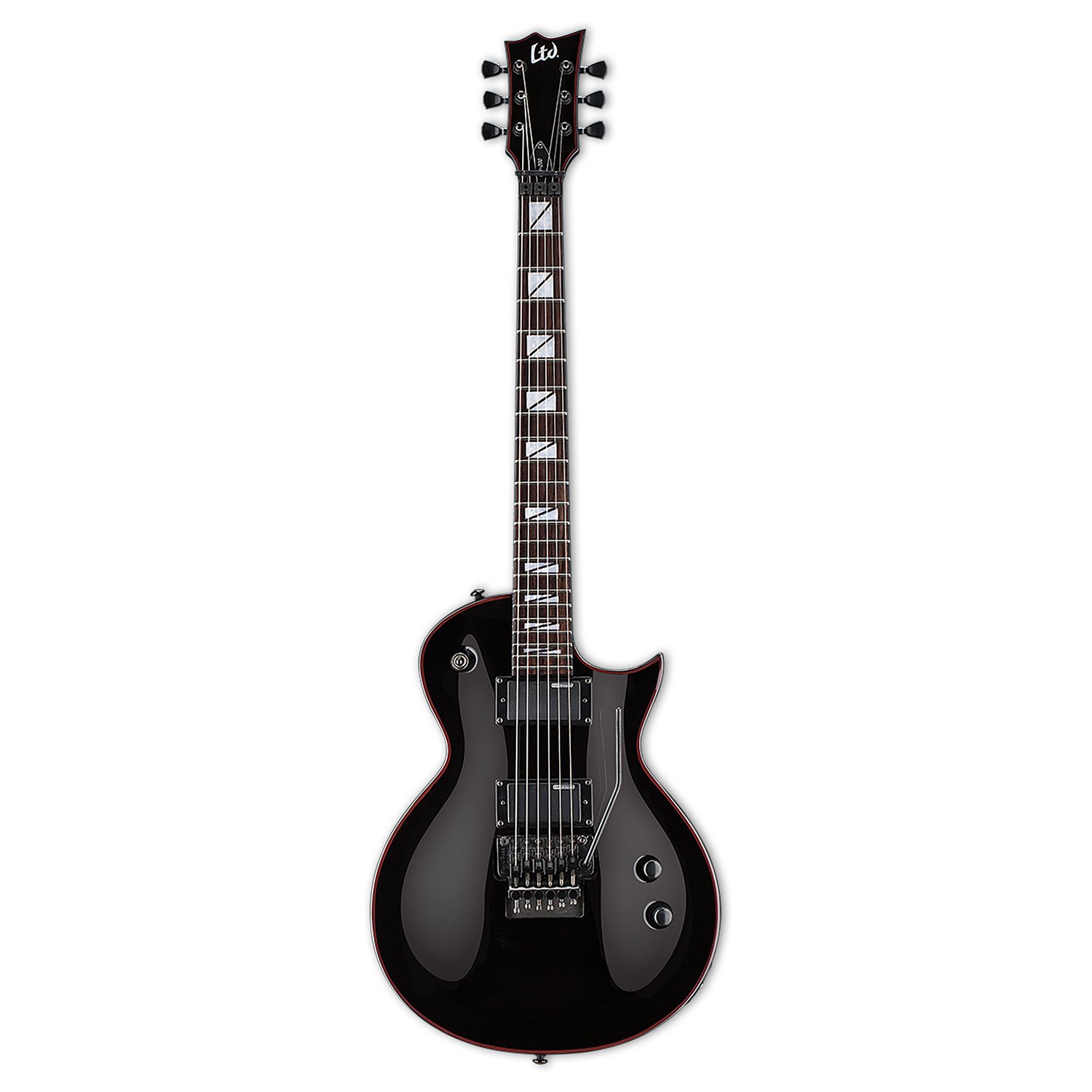 ESP Artist Series LGH200BLK Solid-Body Electric Guitar, Black