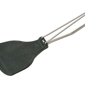 Snow Peak CS-251 Folding Cooking Utensils-Spatula, Nylon, Black