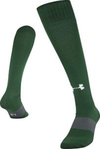 under armour unisex ua soccer solid over-the-calf socks md green