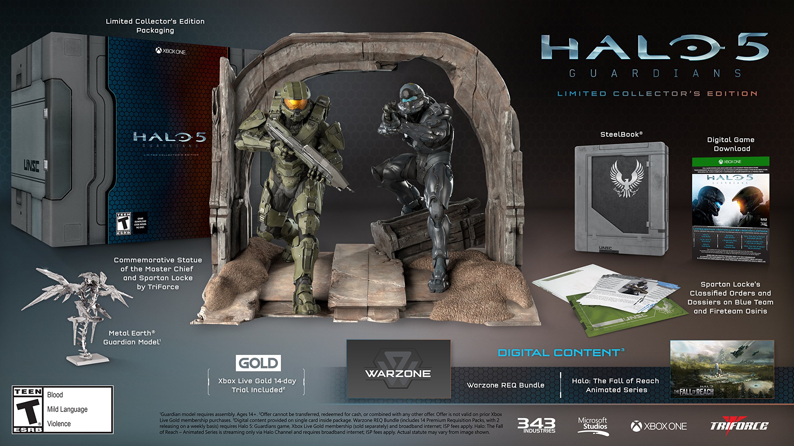 Halo 5: Guardians Limited Edition Collector's Edition – Xbox One [Digital Code Only, No Disc Included]