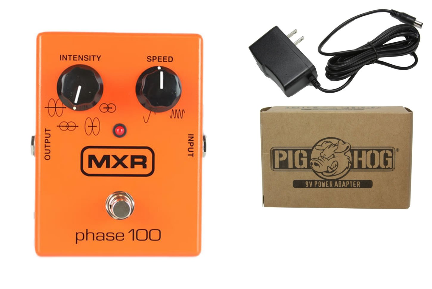 MXR M107 Phase 100 Power Bundle w/ 1 free Items: Item: Pig Hog 9v Power Adapter