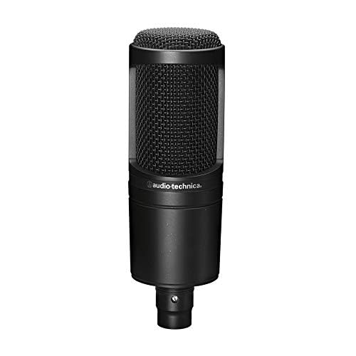 Audio-Technica Microphone AT2020 Pro Cardioid Capacitor, Black,Large, XLR