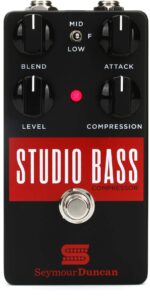 seymour duncan studio bass compressor pedal bass compression effect pedal