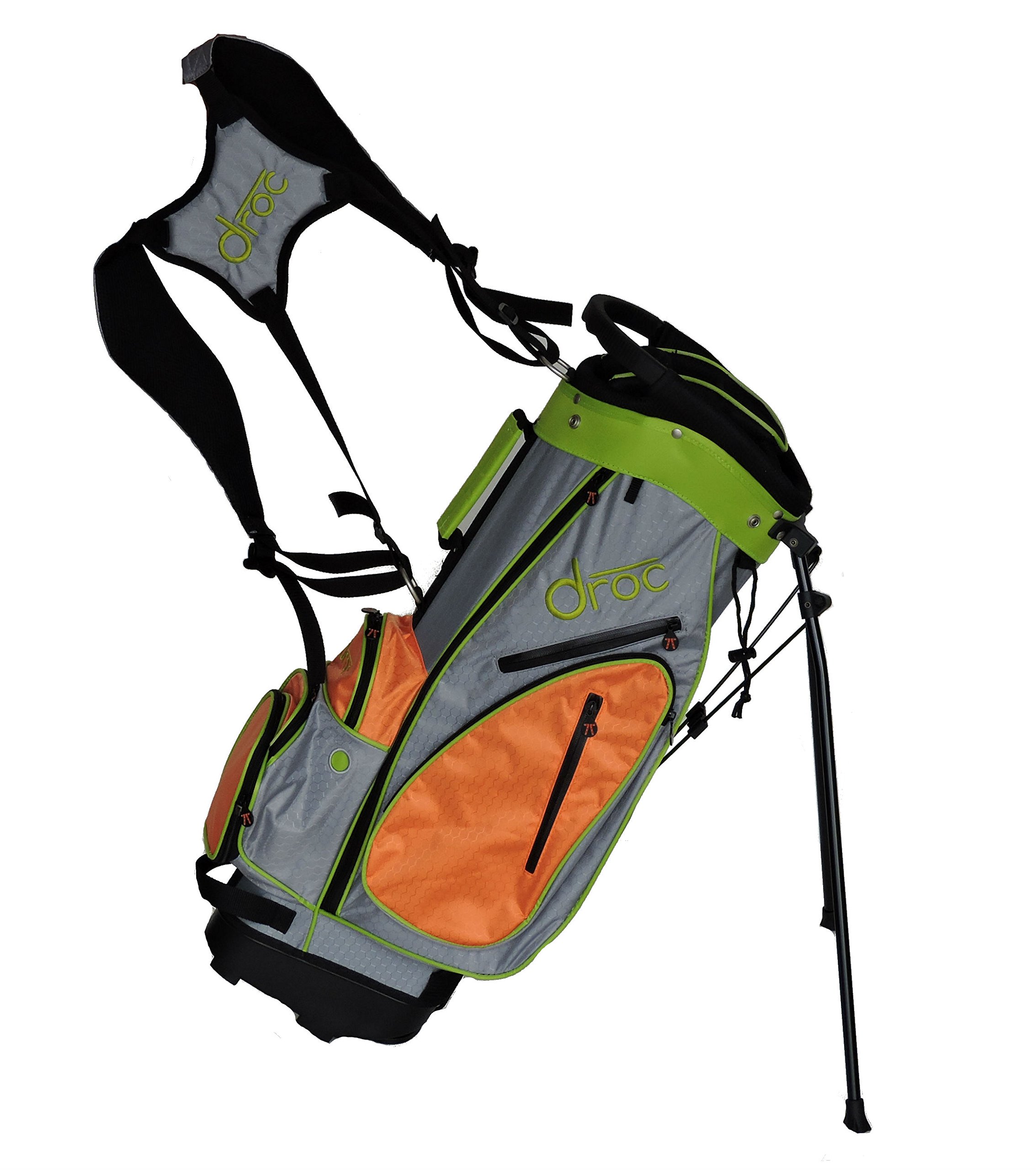 Droc - Dimond Series 9 Pieces Golf Club Set and Golf Bag Age 9-12 Boys Right Handed