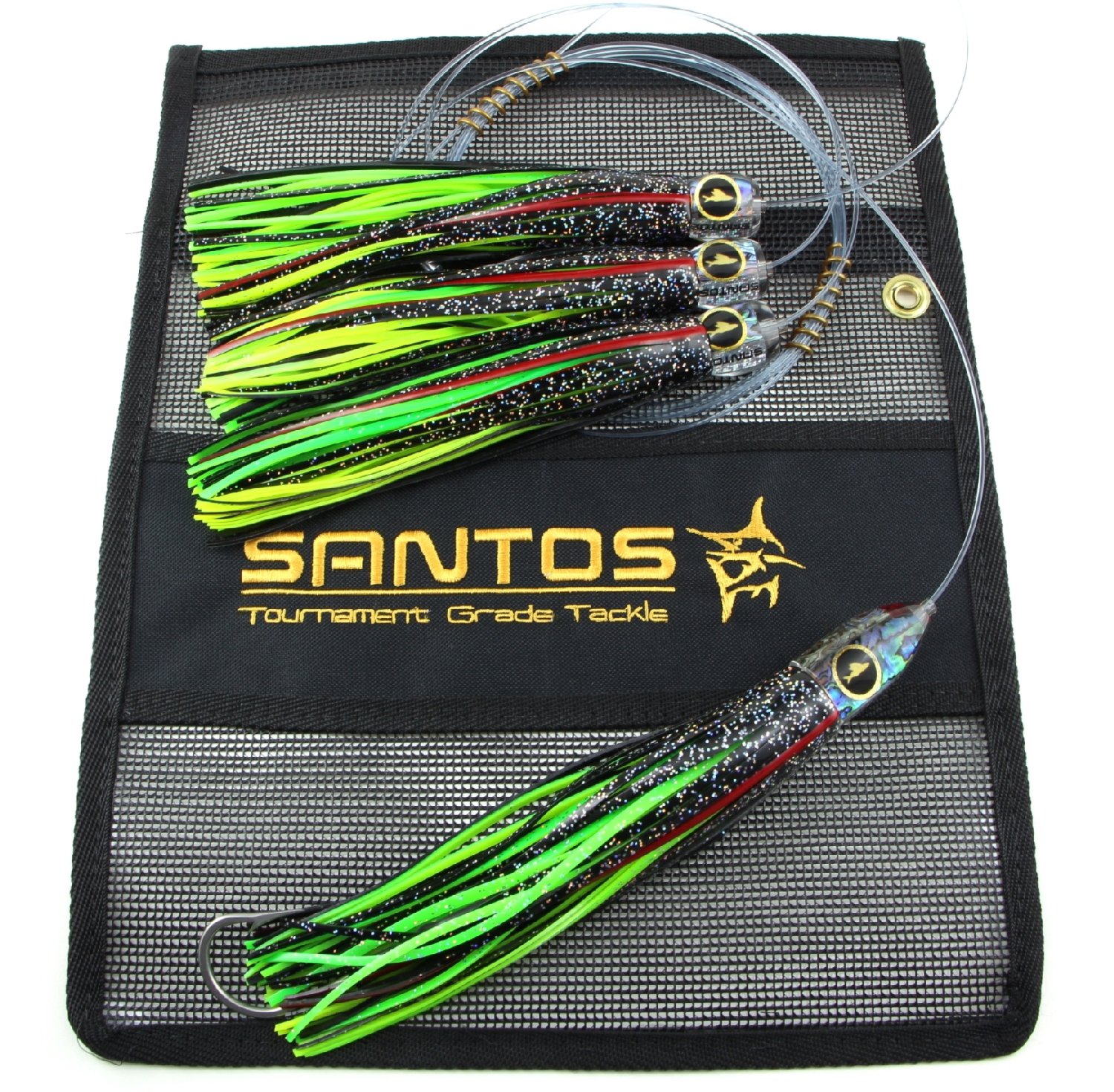 Santos Tournament Grade Tackle Honduras Offshore Big Game Trolling Lure Chain, Cabo