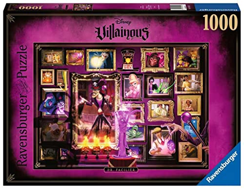 Ravensburger Disney Villainous: Dr.Facilier 1000 Piece Jigsaw Puzzle for Adults - 16523 - Every Piece is Unique, Softclick Technology Means Pieces Fit Together Perfectly