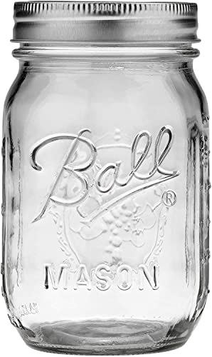 Ball Regular Mouth Pint 16-oz Mason Jar with Lids and Bands (Pack of 24)