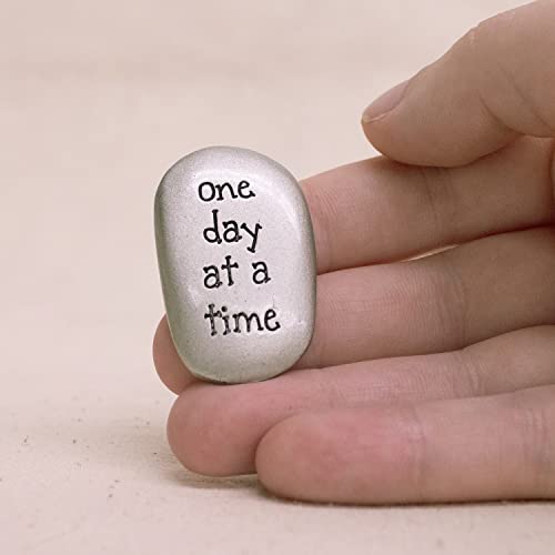 Cathedral Art TS103 One Day at a Time Soothing Stone, 1-1/2-Inch