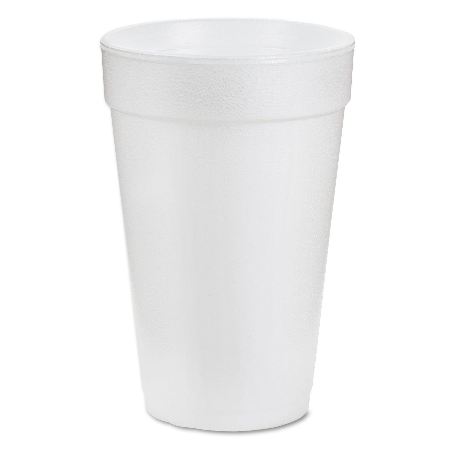 Dart 20J16 3.7" Top & 2.4" Bottom Diameter, 6.1" Height, Big Drink Foam Cup, 20 oz, (1 Pack of 25)