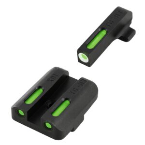 1007599 truglo tfx sf xd set handgun sight , black, 1x7x8 inches