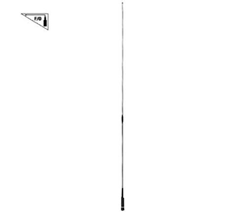 SBB-25 Comet 2M Mobile Antenna (Black) 4.1, 57", NMO