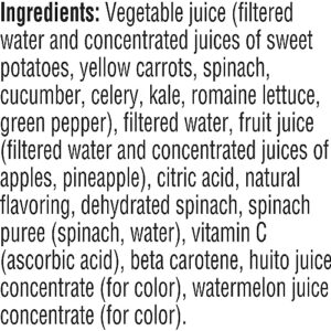 V8 Blends Healthy Greens Juice, 46 fl oz Bottle (Pack of 6)