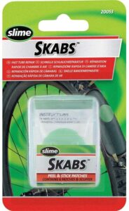 slime skabs 6 peel and stick puncture repair patches for bike tubes (3 pack)