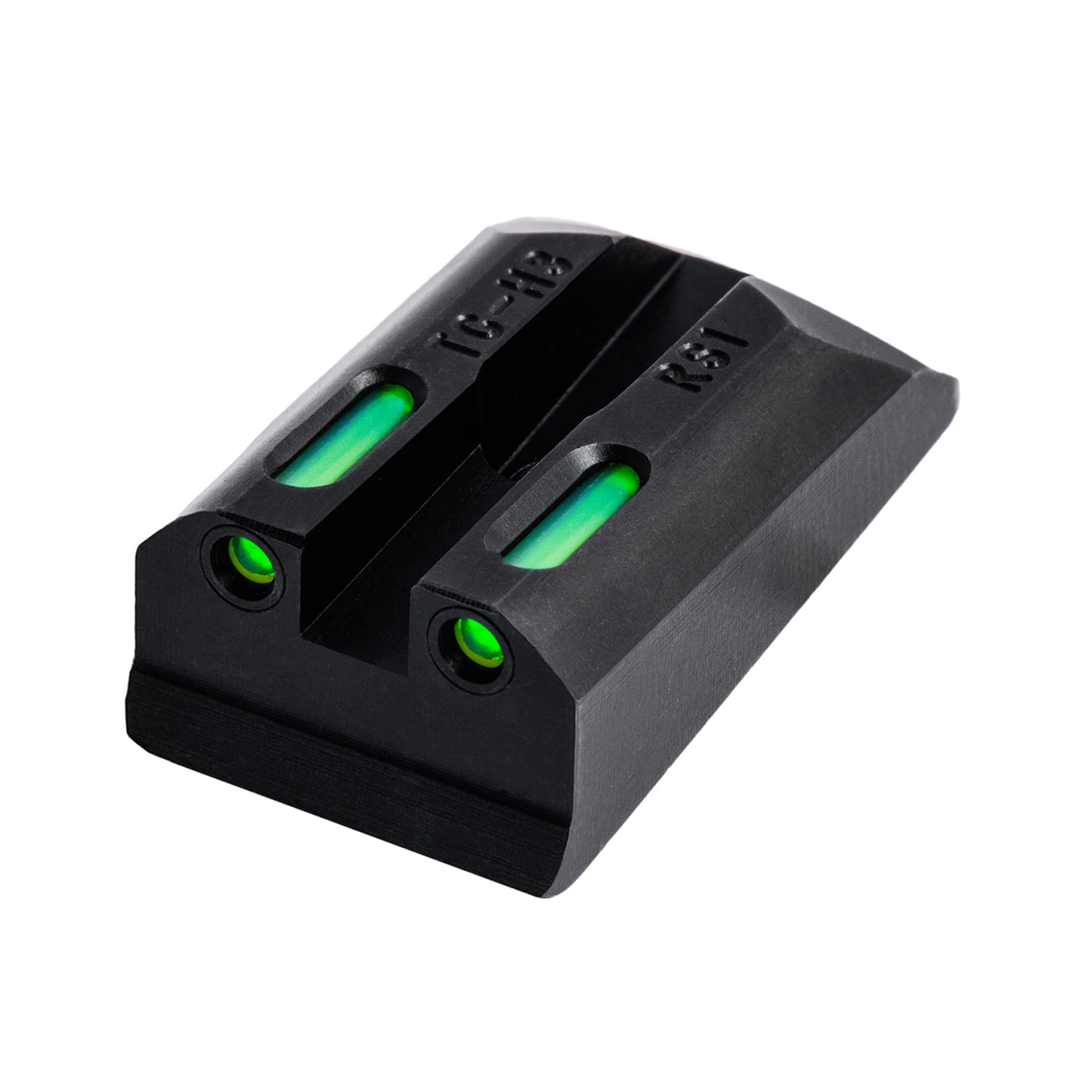 TRUGLO TFX Handgun Sight | Durable Shock-Resistant Compact Brightly Glowing Tritium & Fiber-Optic Xtreme Day/Night Sight, Compatible with Ruger SR Handguns