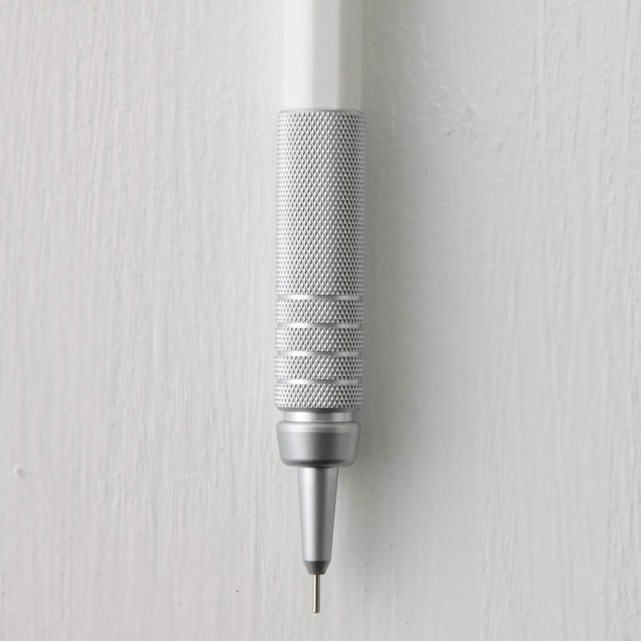 Muji 18617371 Low Center of Gravity Mechanical Pencil, White, 0.4 x 0.4 x 5.8 inches (11 x 9 x 147 mm), Lead Diameter 0.01 inches (0.3 mm)