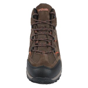 Northside Men's Snohomish Hiking Boot,Bark/Orange,10 M US