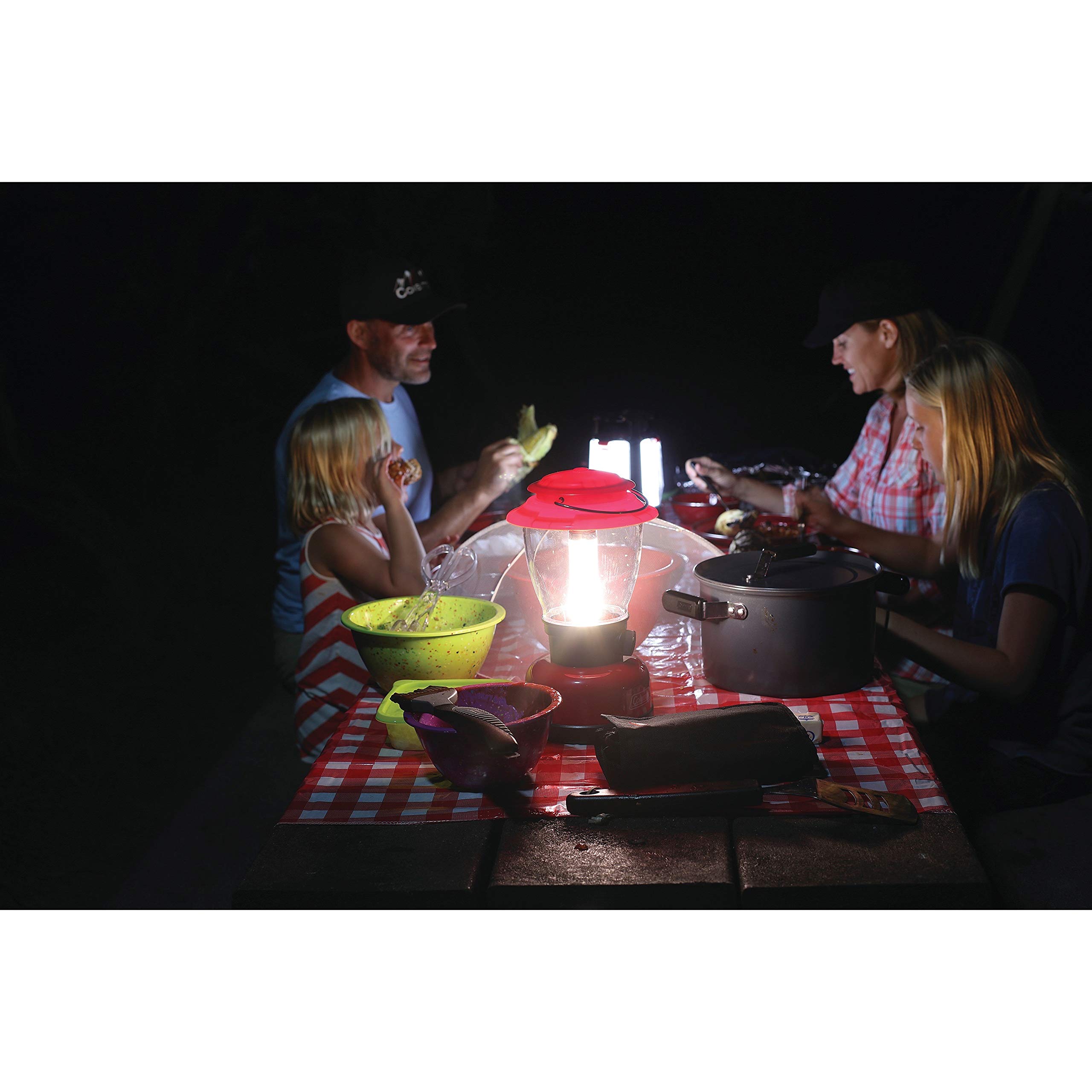 Coleman 4D Battery-Powered Personal LED Camping Lantern, Water & Impact Resistant, 700 Lumens, with Carry Handle