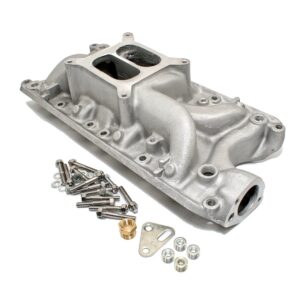 Assault Racing Products PC4001 for Small Block Ford Dual Plane Satin Aluminum Intake 1500-6500 RPM SBF 260 289 302