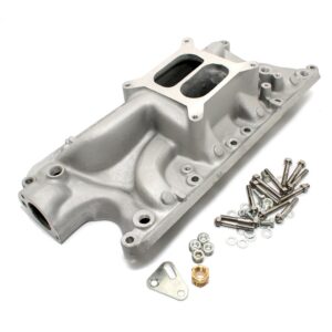 Assault Racing Products PC4001 for Small Block Ford Dual Plane Satin Aluminum Intake 1500-6500 RPM SBF 260 289 302