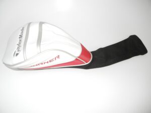 1 x new taylormade aeroburner driver headcover,white/red