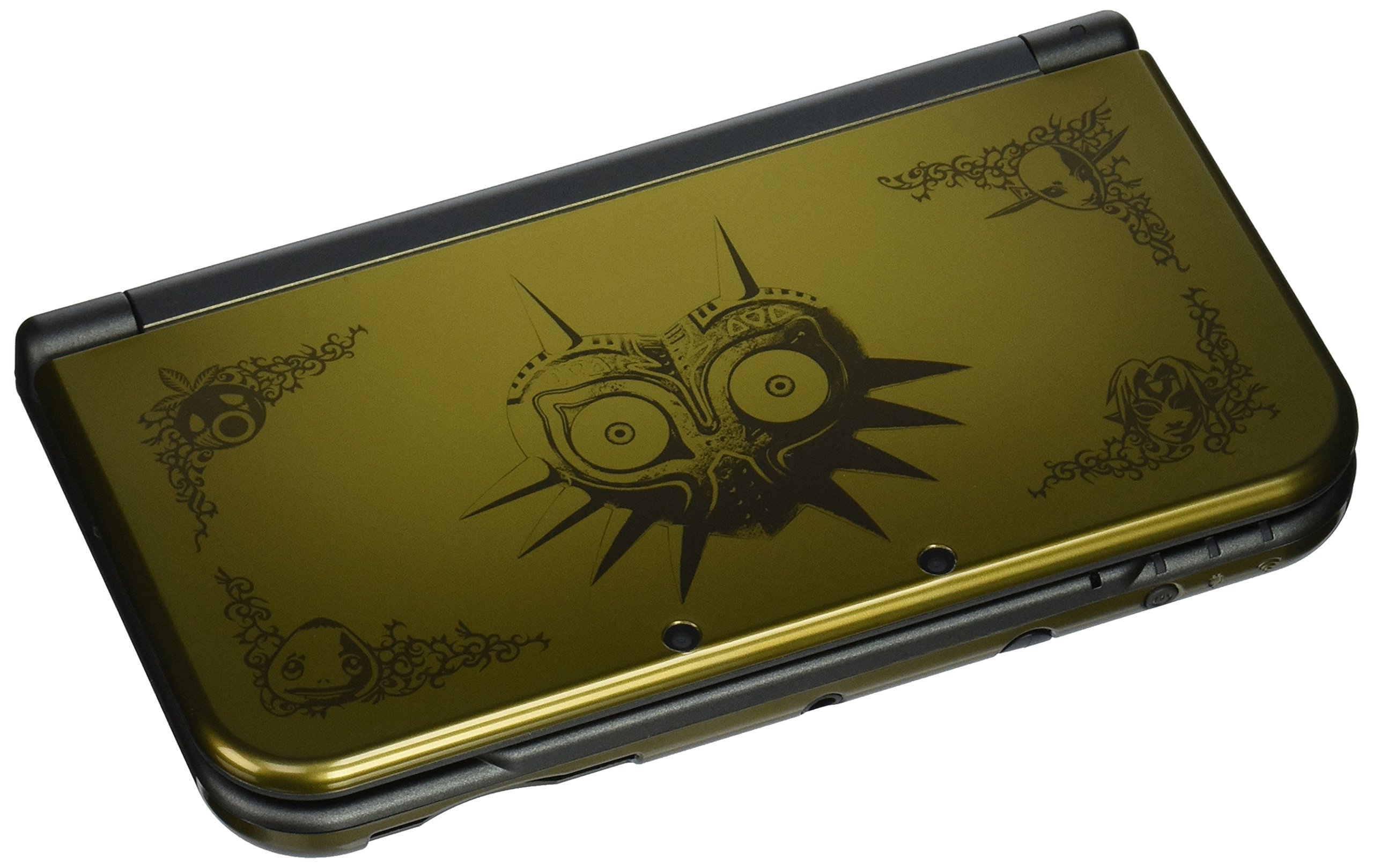 Nintendo - New 3DS XL Legend of Zelda: Majora's Mask Limited Edition - Gold/Black