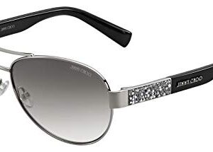 Jimmy Choo Women's Baba/S Palladium/Grey Mirror Silver