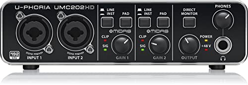 Behringer U-Phoria UMC202HD USB Audio Interface