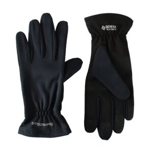 manzella men's lightweight gore-tex infinium glove, touchscreen capable with windproof protection against cold weather