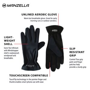 Manzella Women's Goretex Infinium with Windstopper Touch Gloves, Large, Black