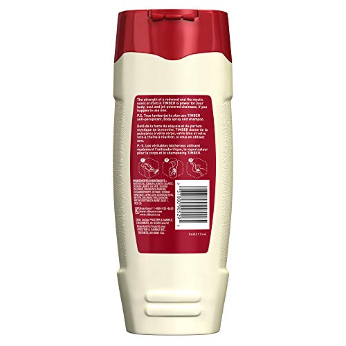 Old Spice Timber Body Wash, Sandalwood, 16 Oz, Packaging May Vary