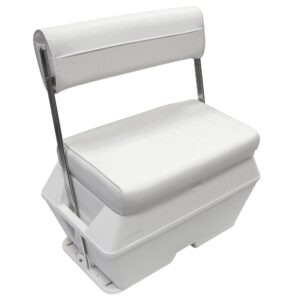 wise 8wd159-784 offshore swingback cooler seat, 50-quart, cuddy brite white