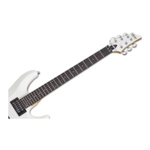 Schecter C-6FR Deluxe 6-String Electric Guitar (Right-Hand, Satin White)