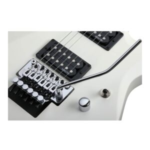 Schecter C-6FR Deluxe 6-String Electric Guitar (Right-Hand, Satin White)