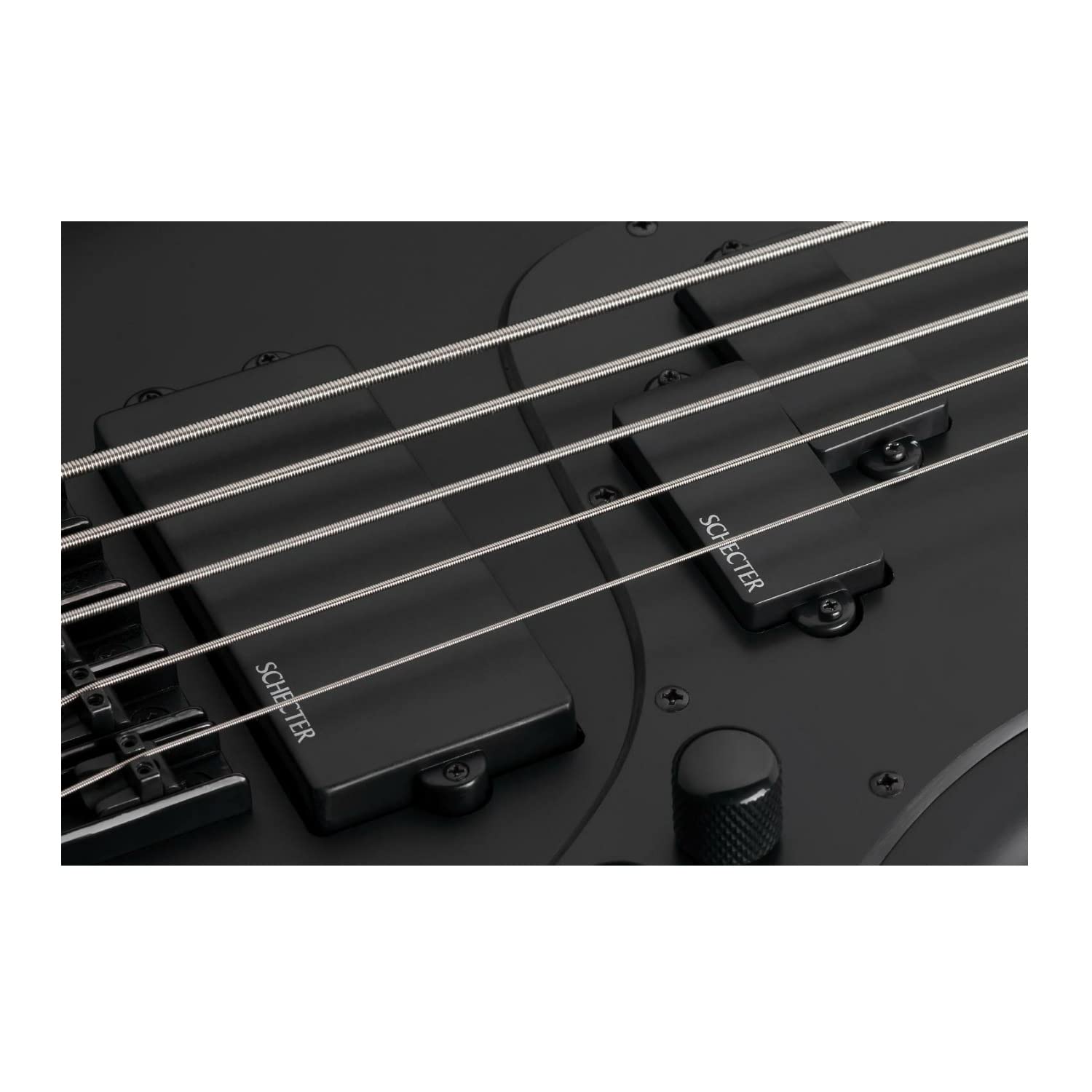 Schecter Stiletto Stealth - Satin Black, 5-String