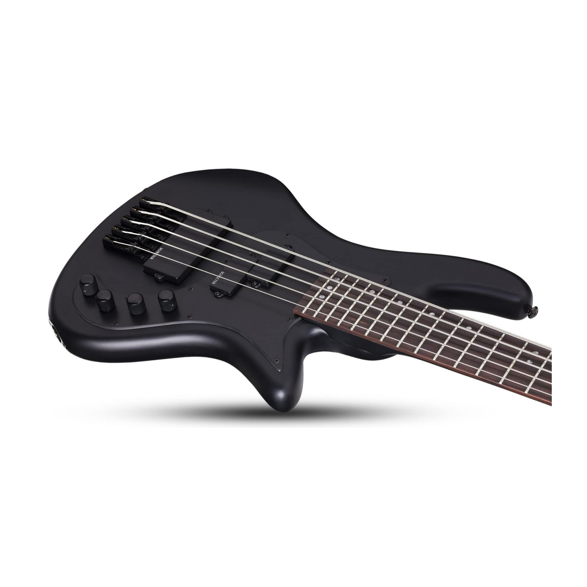 Schecter Stiletto Stealth - Satin Black, 5-String